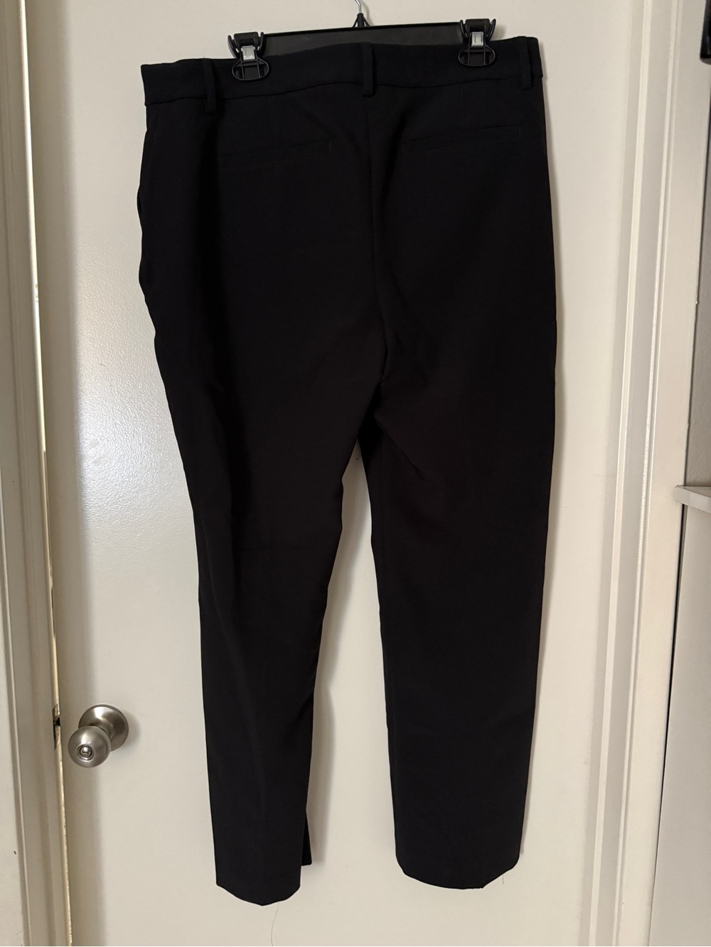 Express Editor Boot Mid Rise Black Dress Pants - Picture 3 of 6